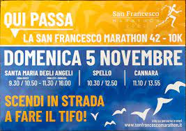 San Francesco marathon – Assisi 5 novembre 2023