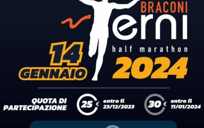 Braconi Terni Half marathon – Terni 14 gennaio 2024
