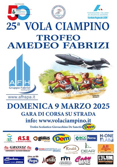 Vola Ciampino – Ciampino (Rm) 9 marzo 2025