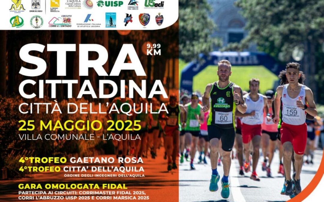 Stracittadina città de L’Aquila – L’Aquila 25 maggio 2025