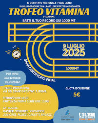 Trofeo vitamina – Stadio dell’Acquacetosa Paolo Rosi (Rm) 9 luglio 2025