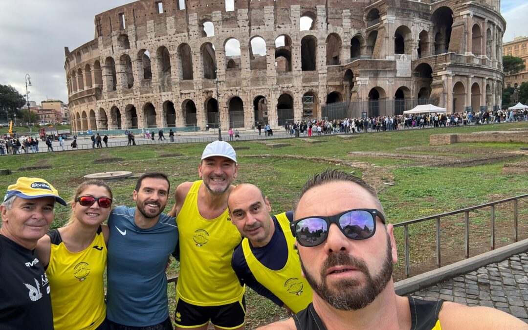 Allenamento di gruppo al centro di Roma – Roma 26 ottobre 2025