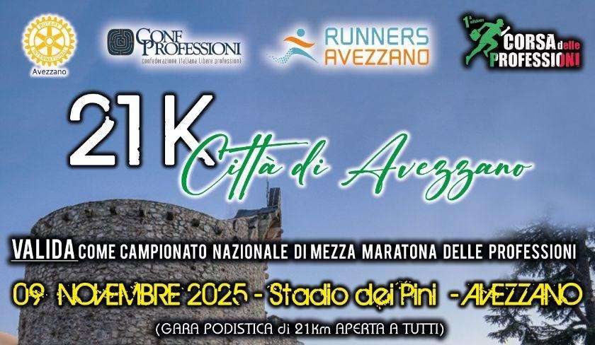 21k città di Avezzano – Avezzano (Aq) 9 novembre 2025