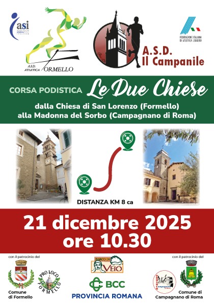 Le due chiese – Formello (Rm) 21 dicembre 2025