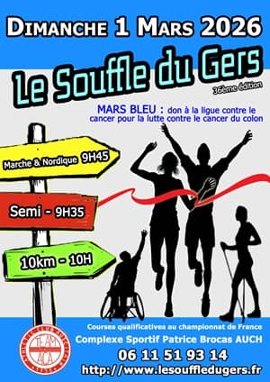 Souffle du Gers – Auch (Gers – Occitania) 1 marzo 2026