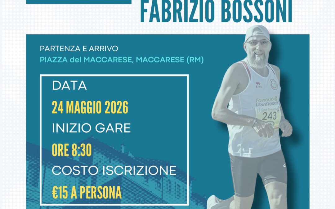 Corri Maccarese – Maccarese (Rm) 24 maggio 2026