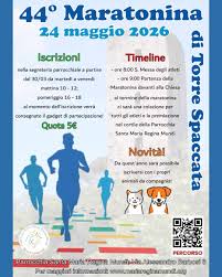 Maratonina di Torre Spaccata – Roma 24 maggio 2026