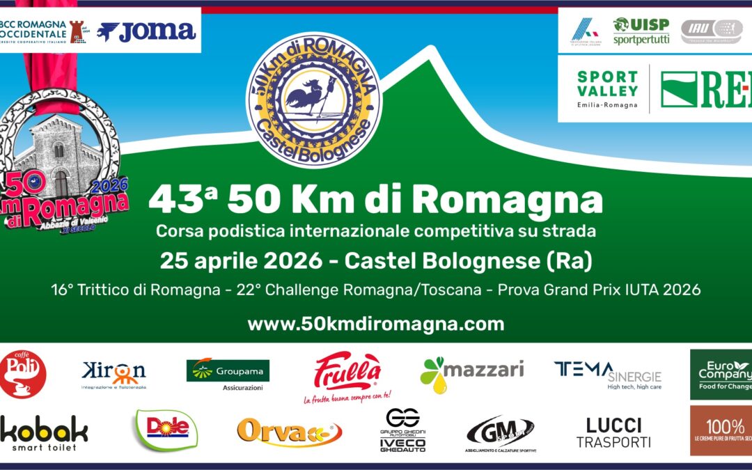 50 km di Romagna – Castel Bolognese (Bo) 25 aprile 2026
