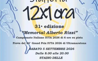 Staffetta 12 x un’ora – Roma 5 settembre 2026